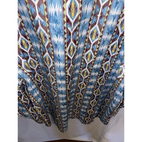 Wrangler Men’s Western Shirt Size 2XL Multicolor Aztec Going Out Party Rodeo - Picture 12 of 12